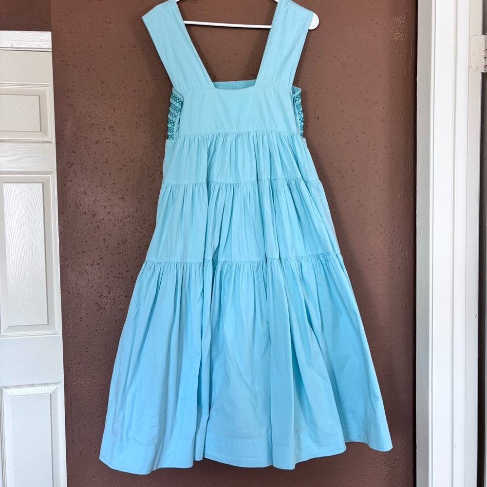 Anthropologie The Helena Square-Neck Tiered Midi Dress - Picture 8 of 10